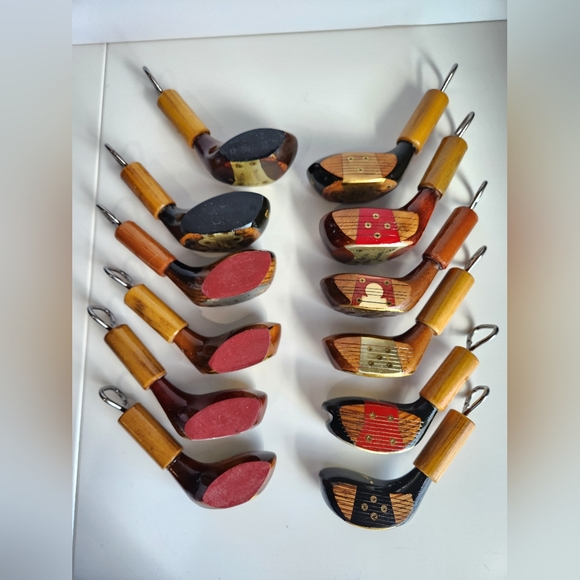 Set Of 12 Real VTG Golf Club Bottle Opener Wilson Wilson, Spalding, RAM, PGA Etc - Picture 8 of 16